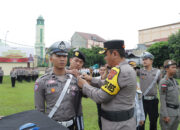 Polres Lubuk Linggau, Polda Sumatera Selatan, menggelar Apel Pasukan dalam rangka Operasi Keselamatan 2024 pada Senin (10/2/2025),